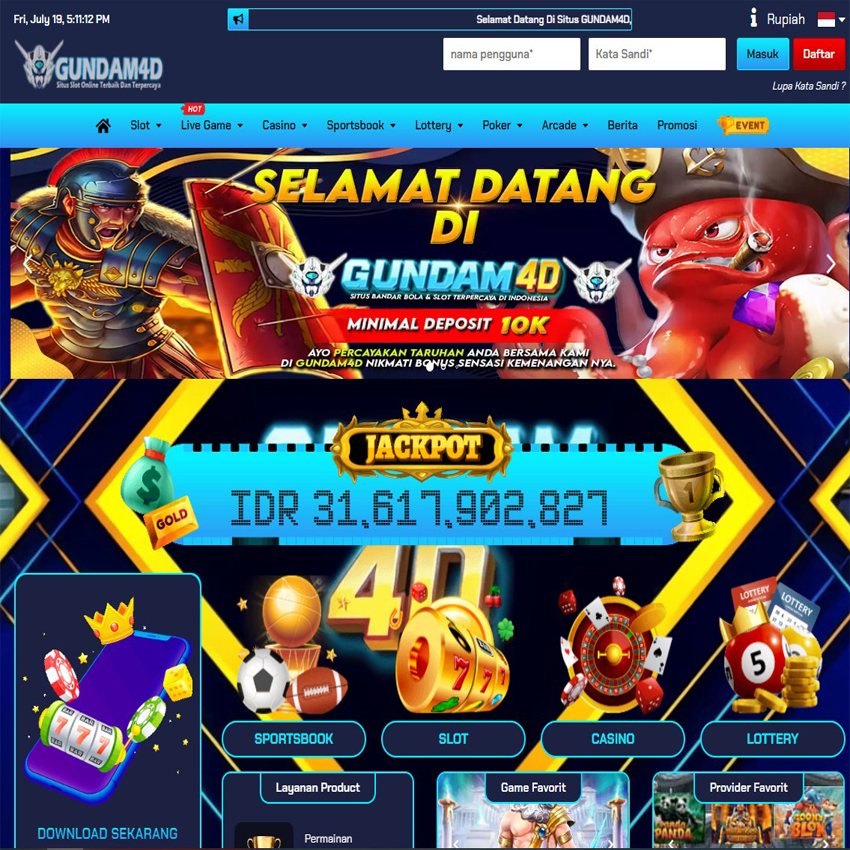 Gundam4d - Daftar Bandar Bola Online Resmi